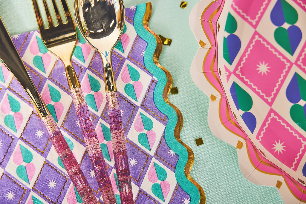 Glitter Utensil Set (30 count)