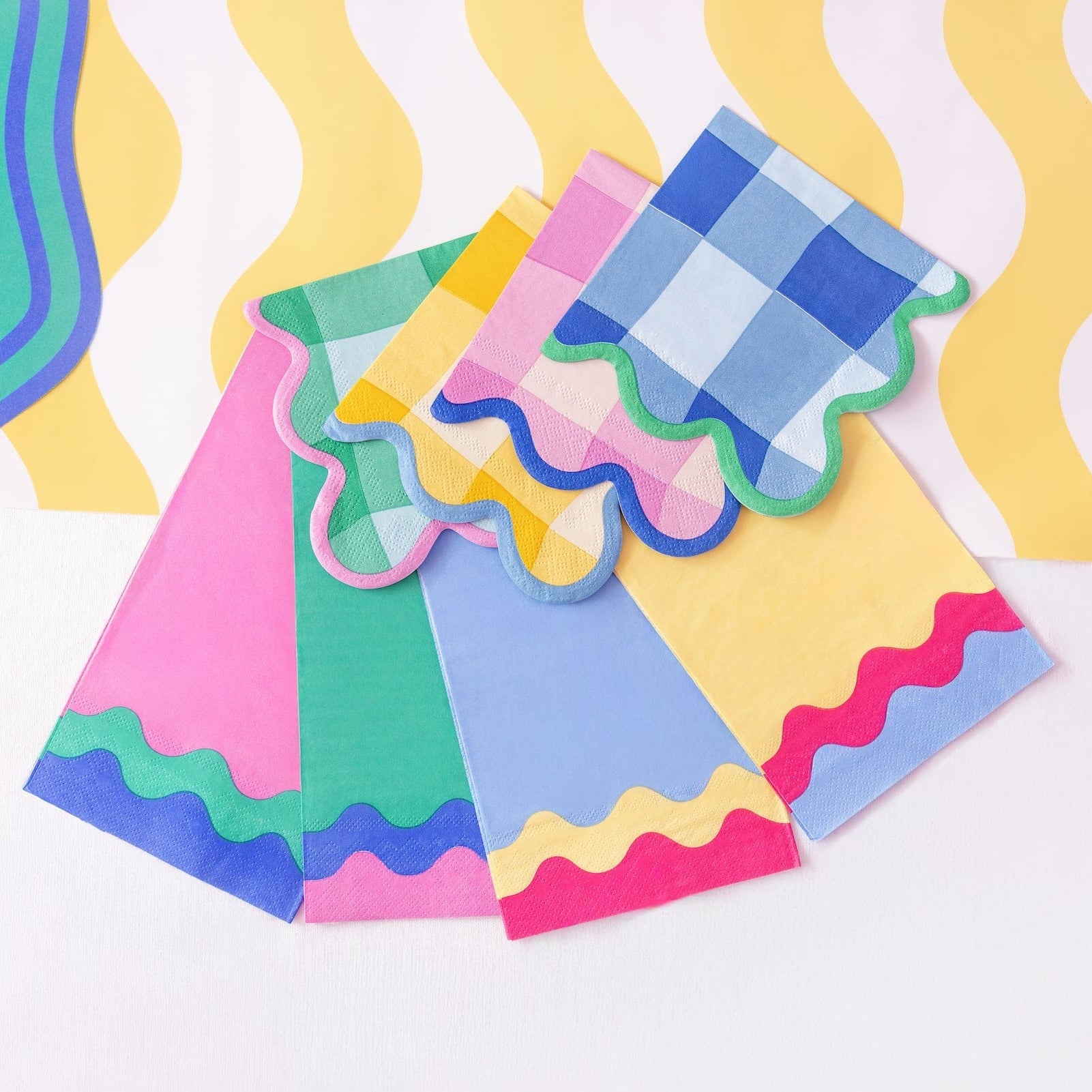 Colorwave Gingham Cocktail Napkins (20 ct)